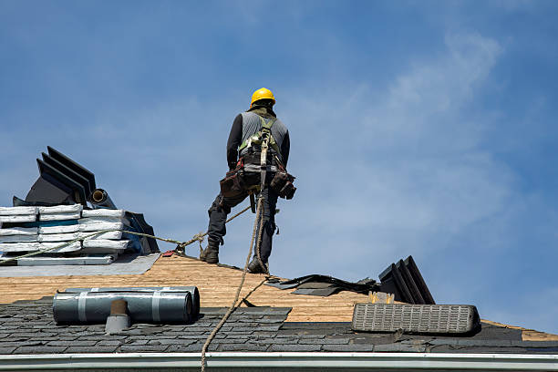 Professional Gutter Installation technician working in Southgate, KY
